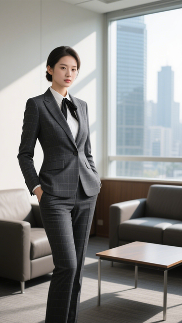 职场精英西装穿搭