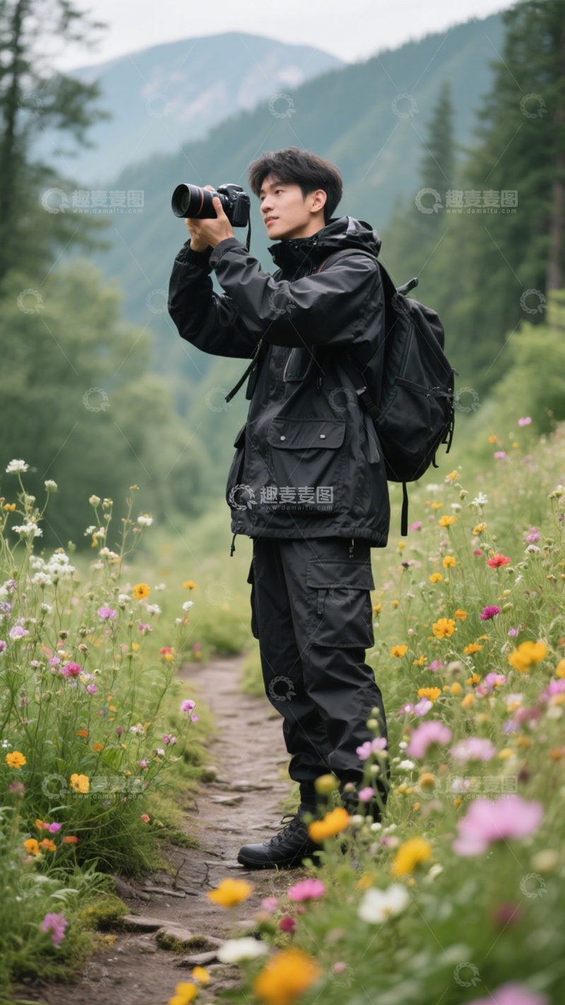 高清大图下载【趣麦麦图】山野探索户外穿搭2