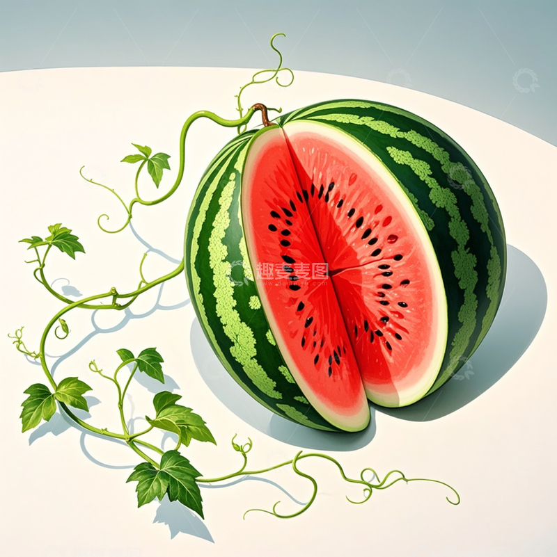 高清大图下载【趣麦麦图】7月夏至西瓜32