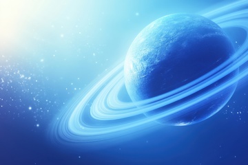 宇宙蓝色科技星球背景