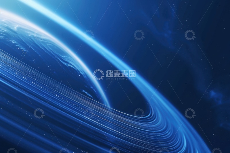 高清大图下载【趣麦麦图】星球光环线条圆圈