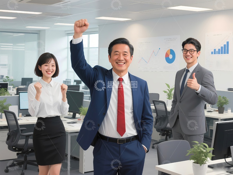 企业文化商务人士员工风采