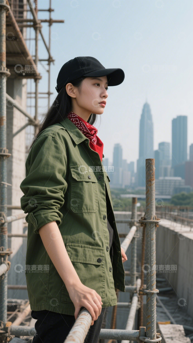 高清大图下载【趣麦麦图】工业复古硬朗穿搭