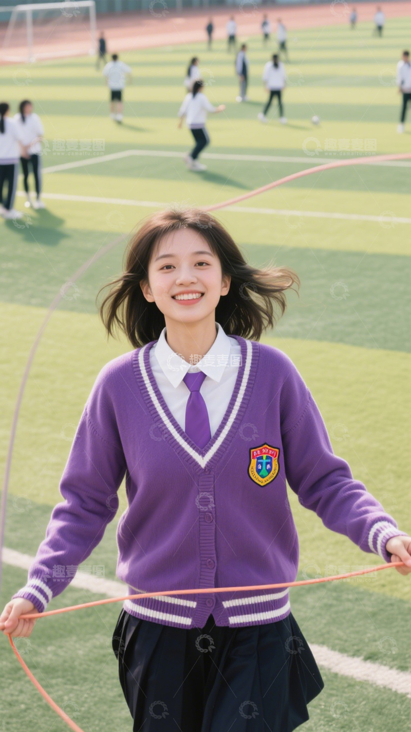 高清大图下载【趣麦麦图】校园青春活力穿搭2