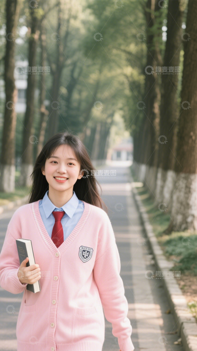 高清大图下载【趣麦麦图】校园青春活力穿搭