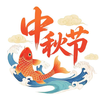 中秋节字体设计123456789