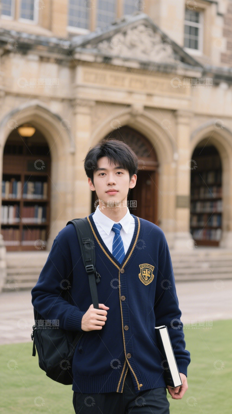 高清大图下载【趣麦麦图】校园青春活力穿搭3