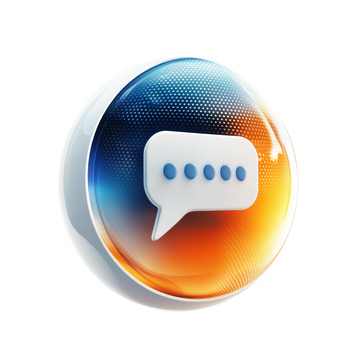 圆形的对话框标志