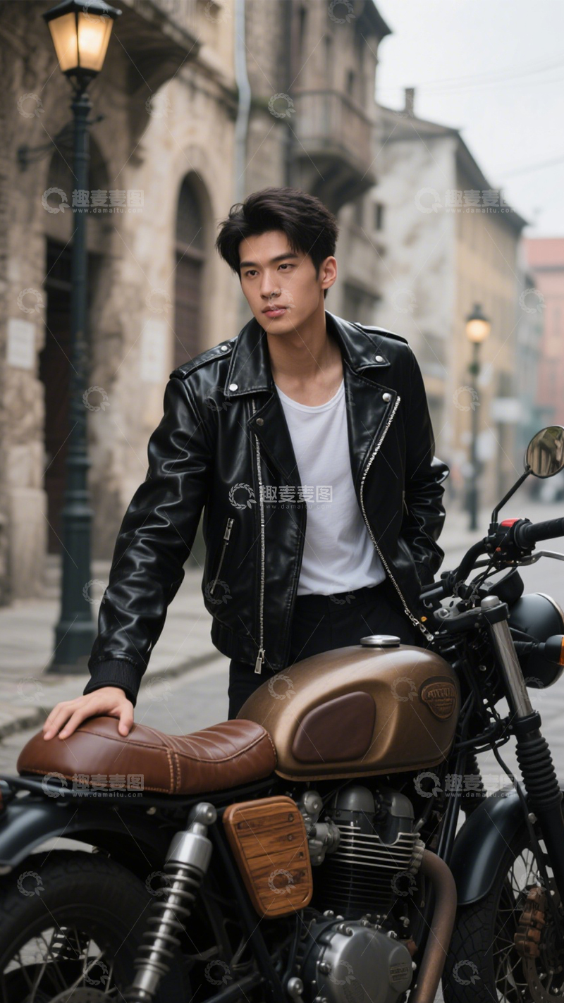 高清大图下载【趣麦麦图】赛道机车酷飒穿搭2