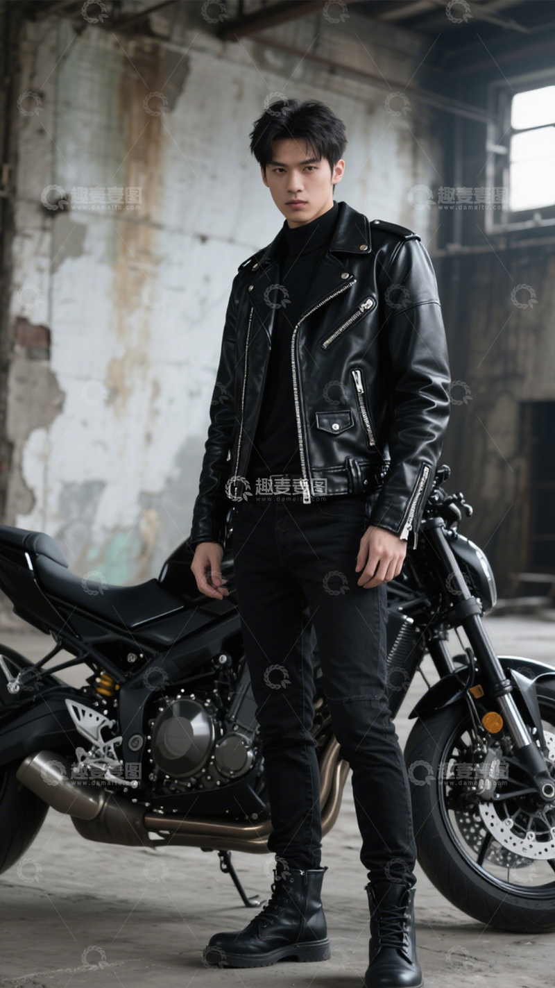 高清大图下载【趣麦麦图】赛道机车酷飒穿搭3