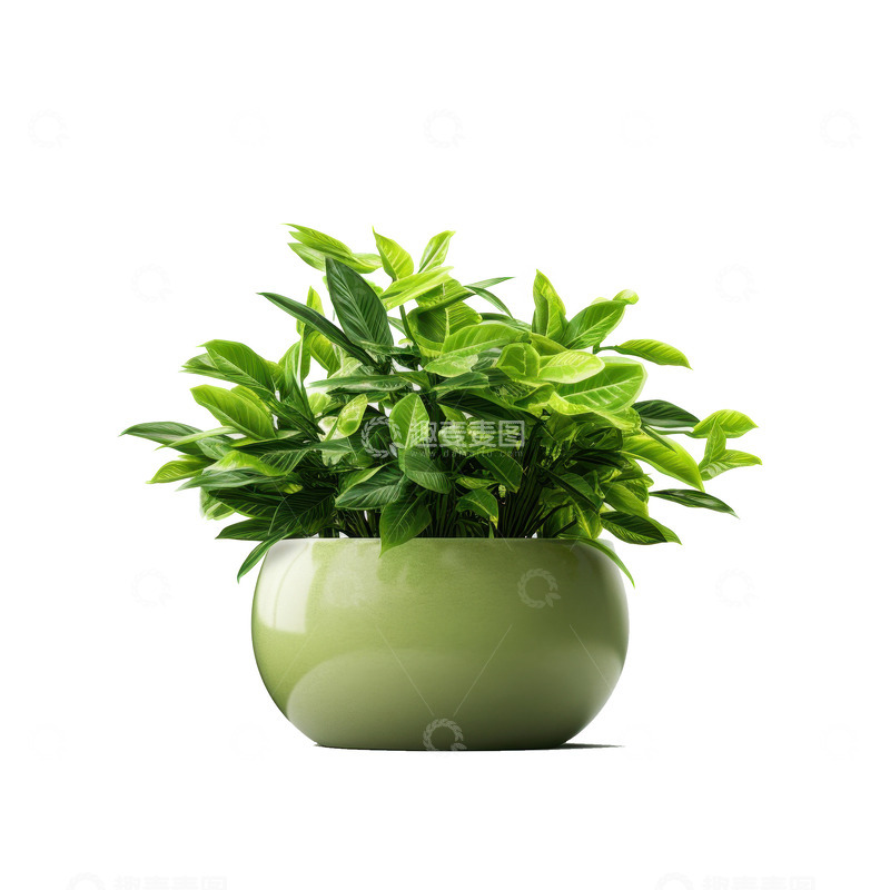 高清大图下载【趣麦麦图】一盆绿植元素