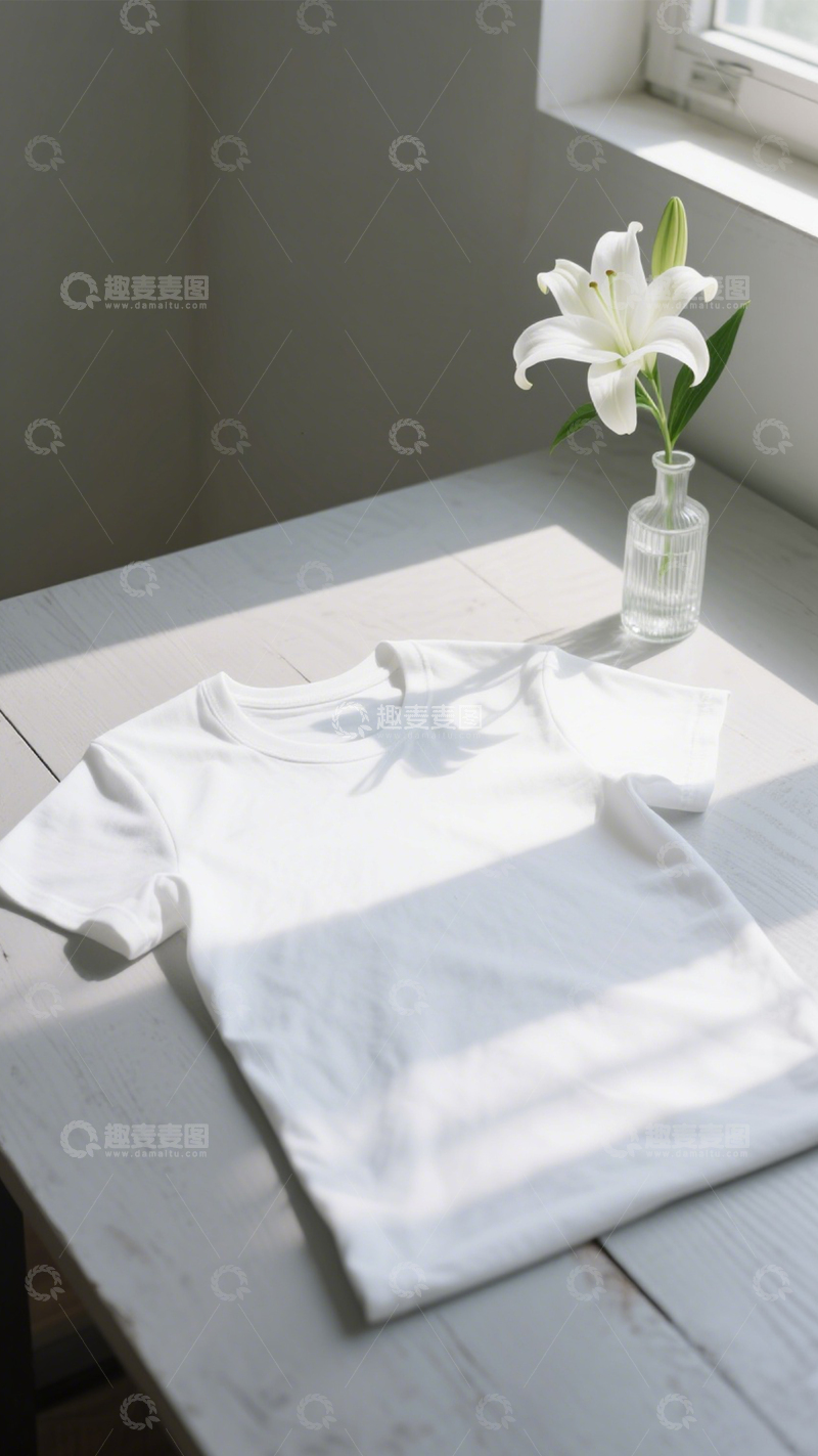 高清大图下载【趣麦麦图】纯色衣物基础穿搭2