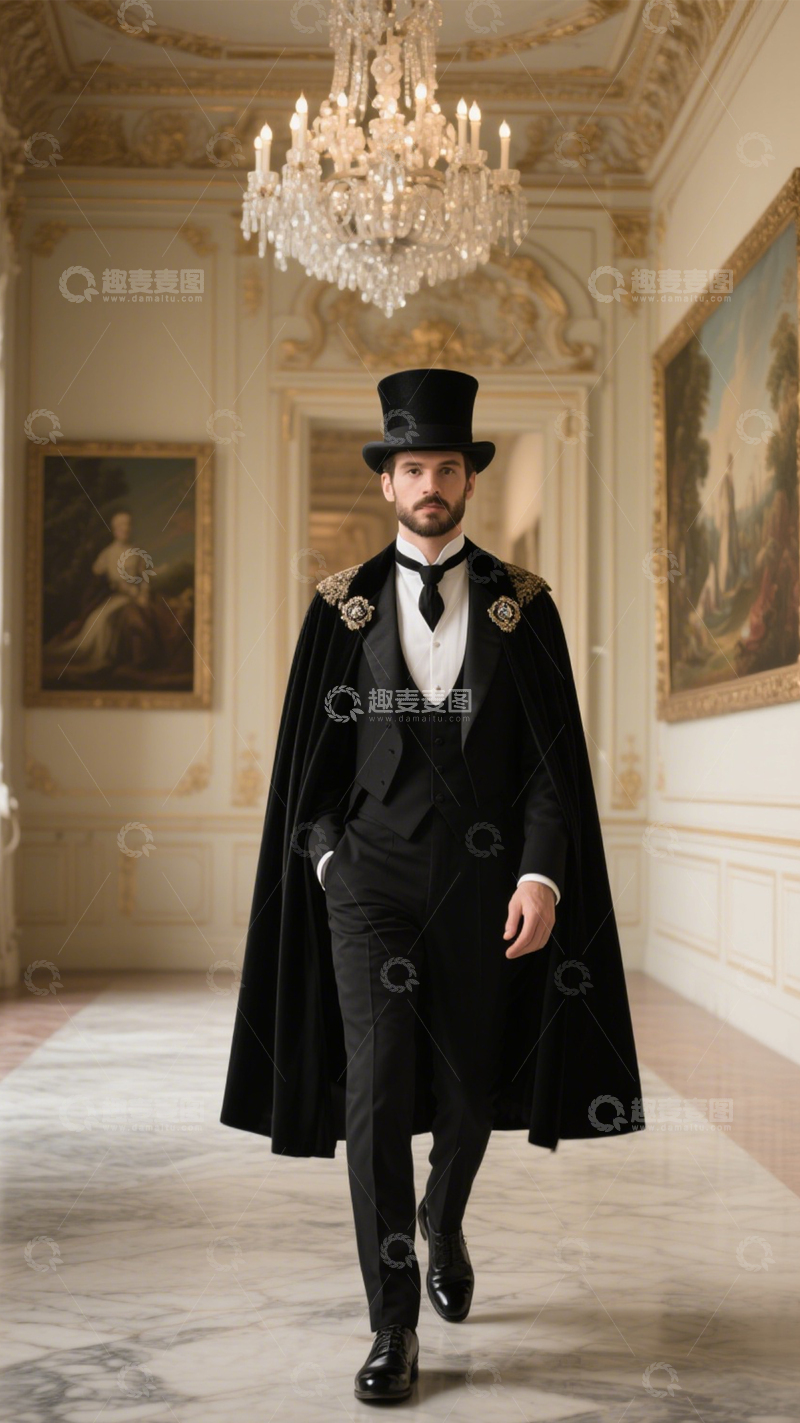 高清大图下载【趣麦麦图】英式复古优雅穿搭2