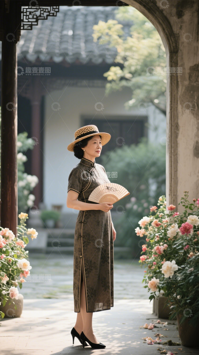 高清大图下载【趣麦麦图】草帽度假休闲穿搭1