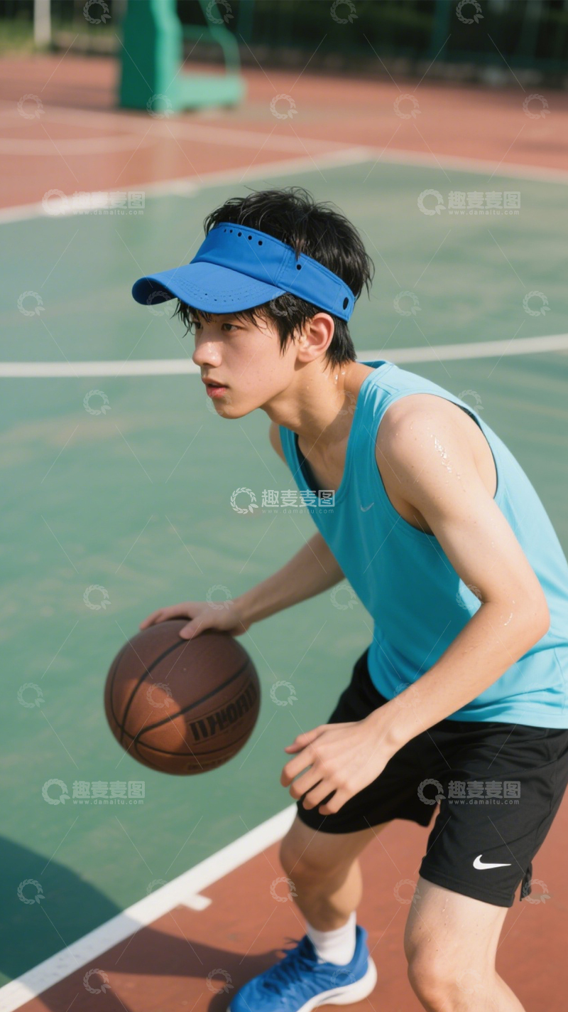 高清大图下载【趣麦麦图】校园运动帽饰活力2