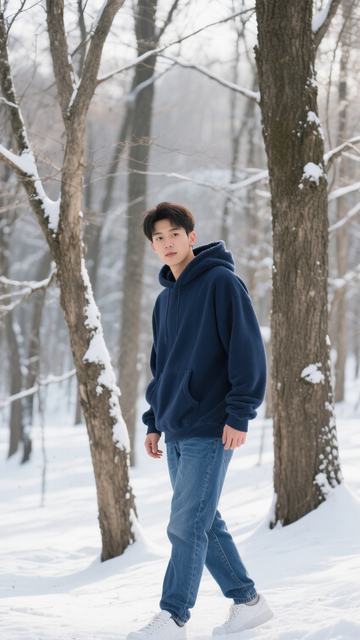 连帽卫衣亲子穿搭2