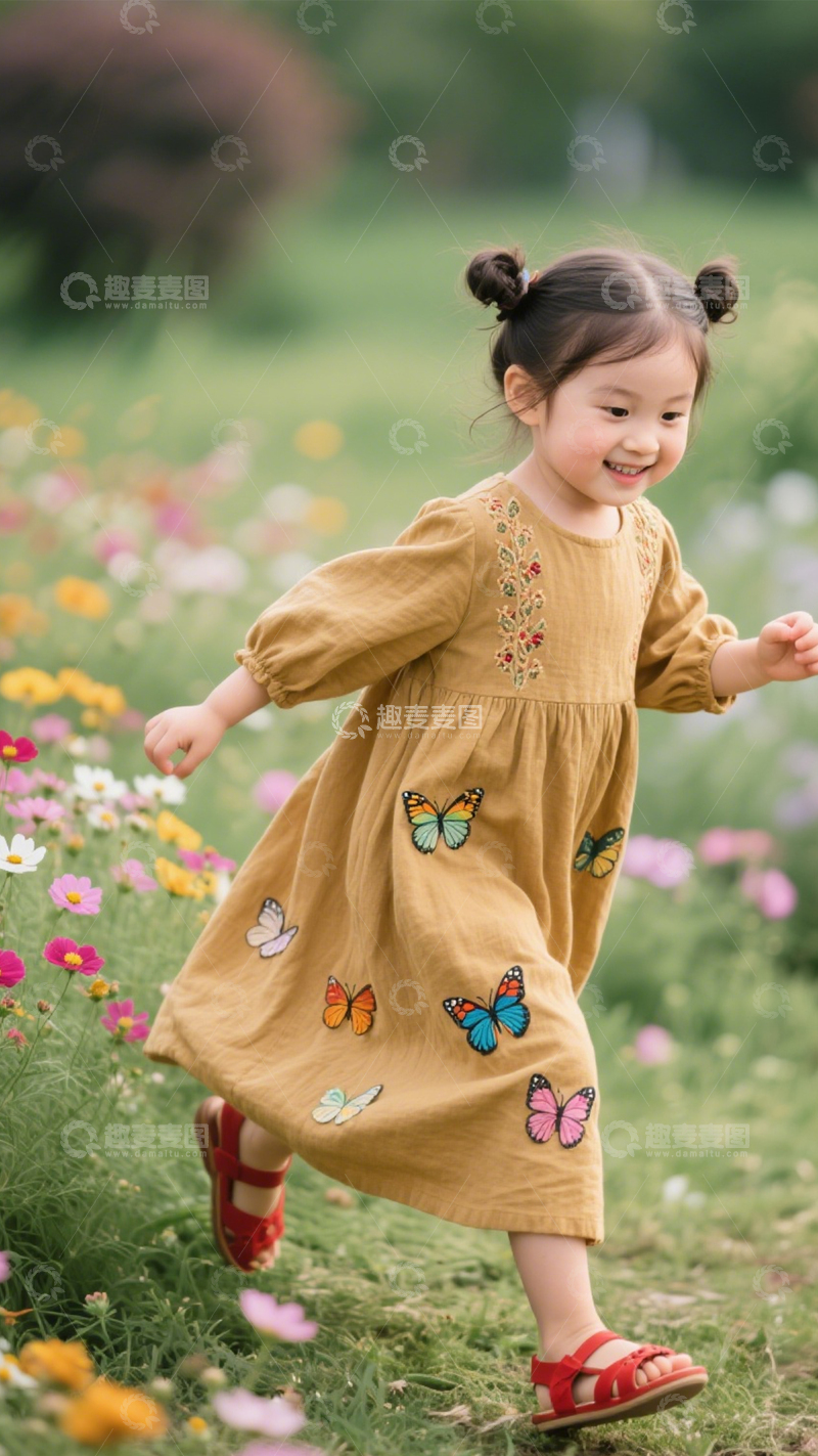 高清大图下载【趣麦麦图】刺绣裙文艺穿搭