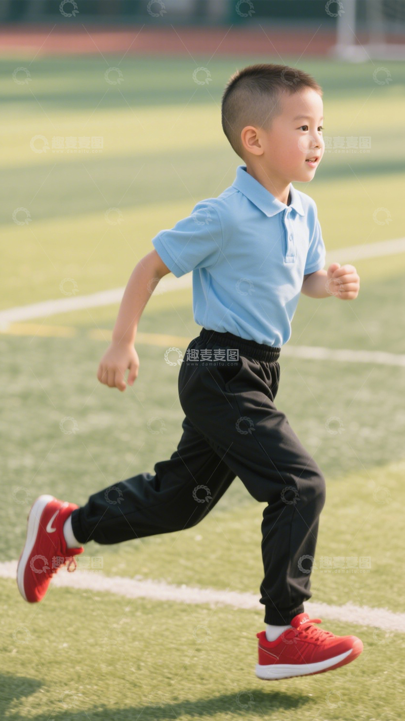 高清大图下载【趣麦麦图】浅蓝Polo衫简约穿搭1