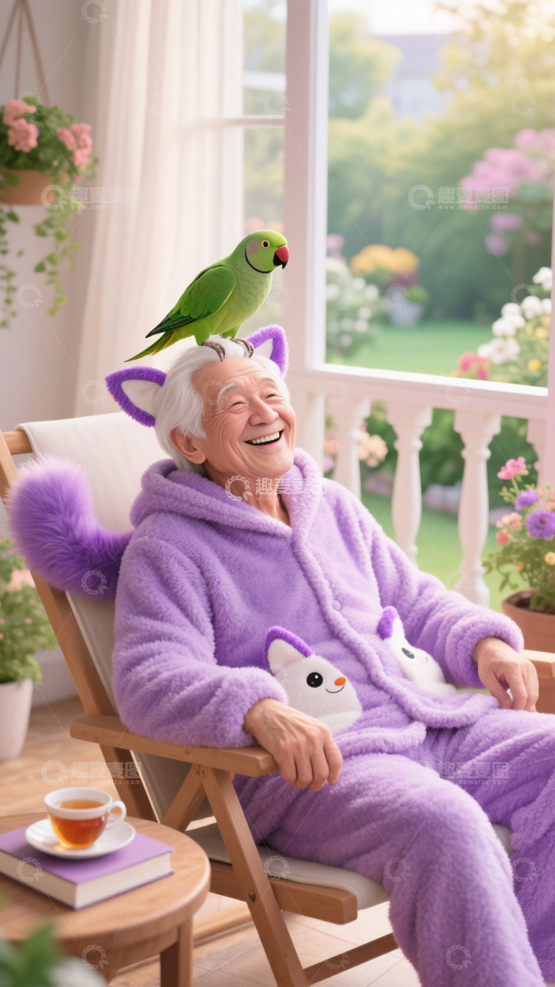 高清大图下载【趣麦麦图】卡通睡衣萌趣搭1