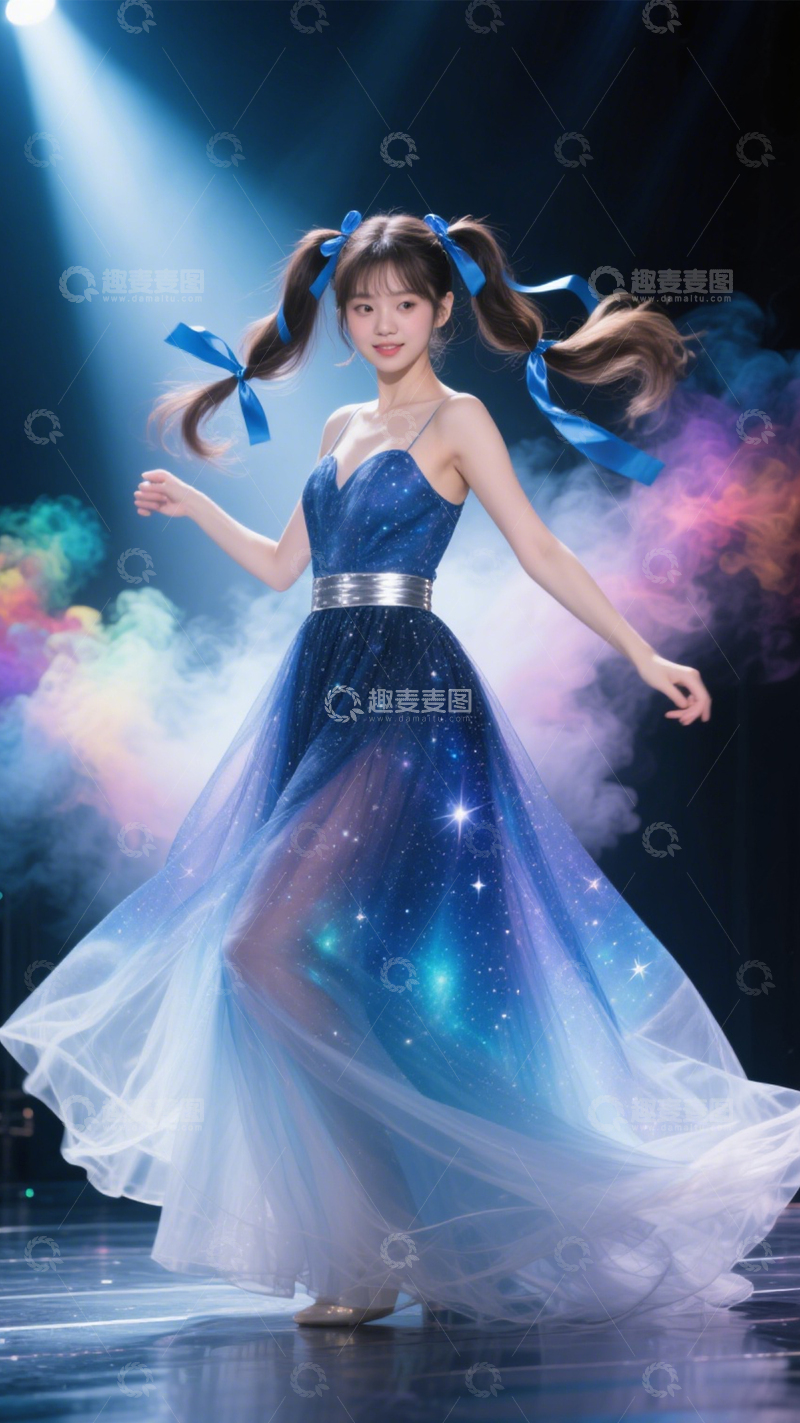高清大图下载【趣麦麦图】星光礼服舞台风1