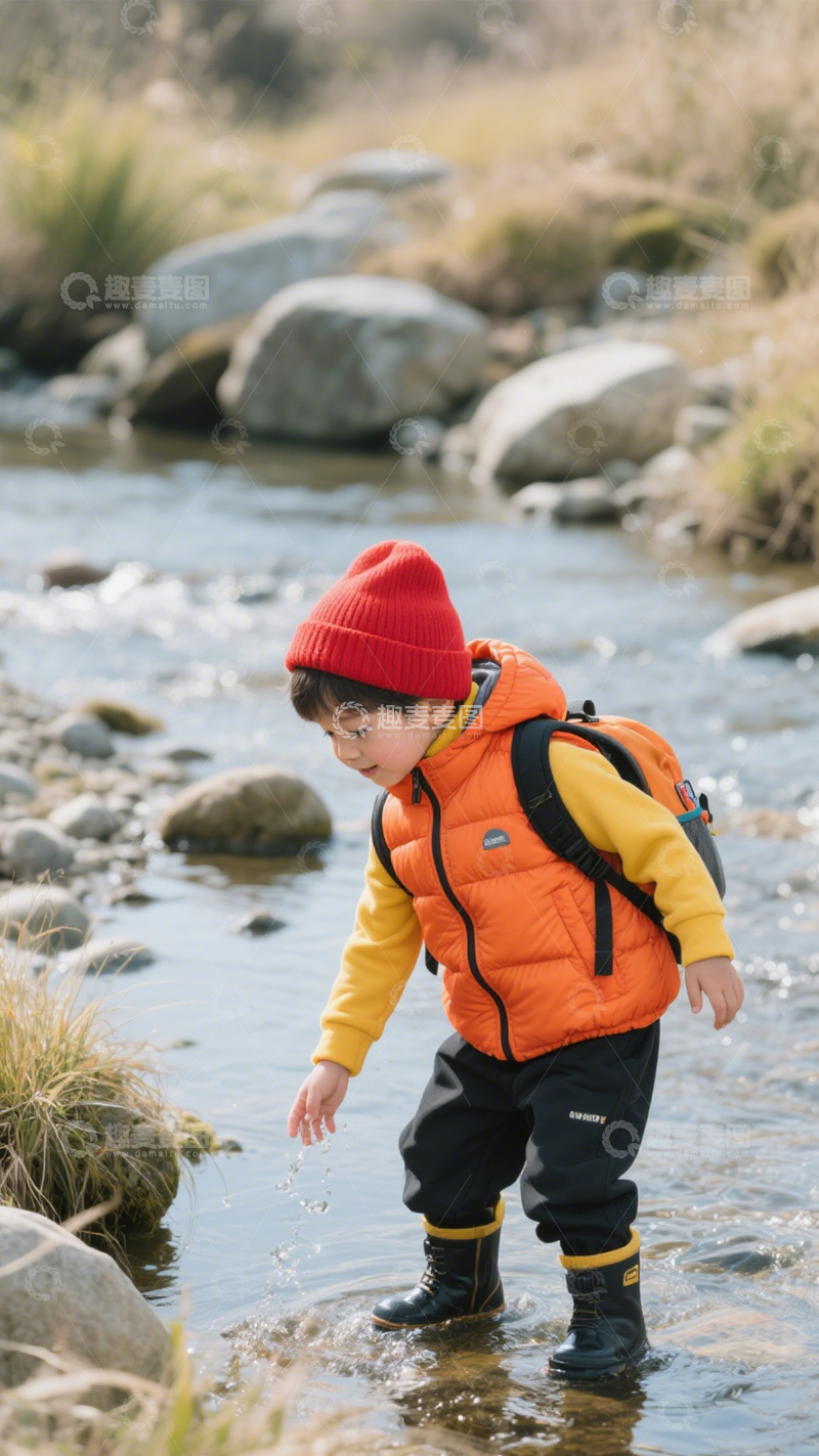 高清大图下载【趣麦麦图】羽绒马甲户外搭3