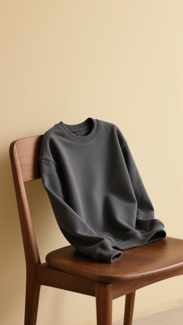 深灰卫衣简约风