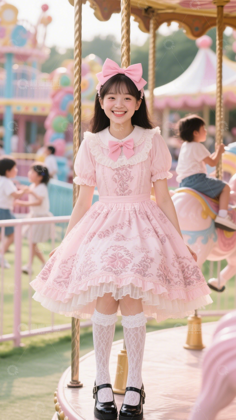 高清大图下载【趣麦麦图】洛丽塔裙甜美搭3