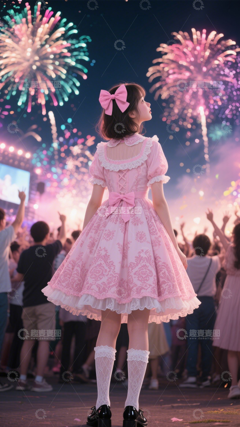 高清大图下载【趣麦麦图】洛丽塔裙甜美搭