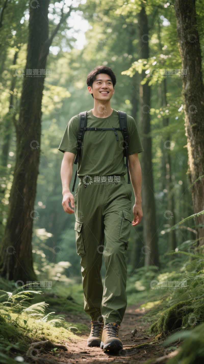 高清大图下载【趣麦麦图】户外套装徒步搭3