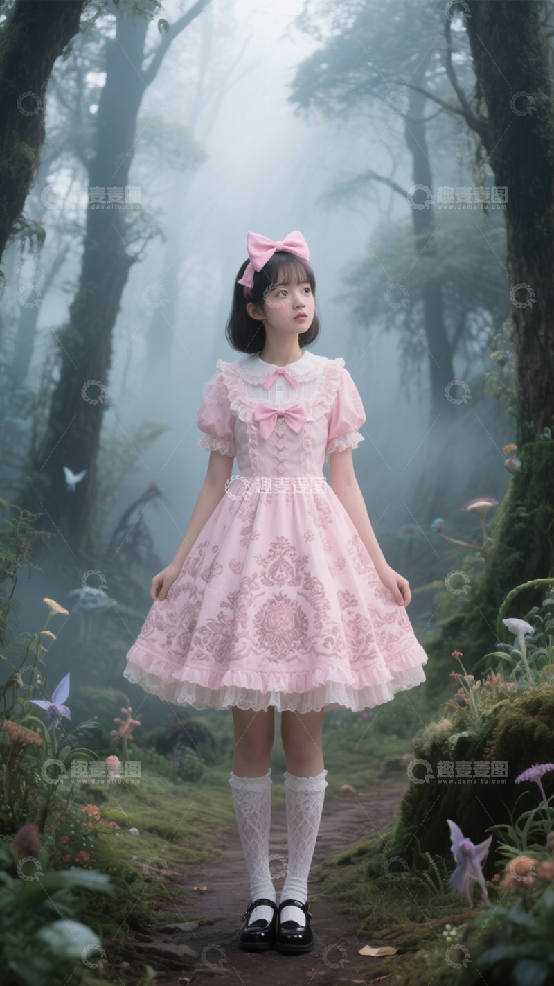 高清大图下载【趣麦麦图】洛丽塔裙甜美搭1