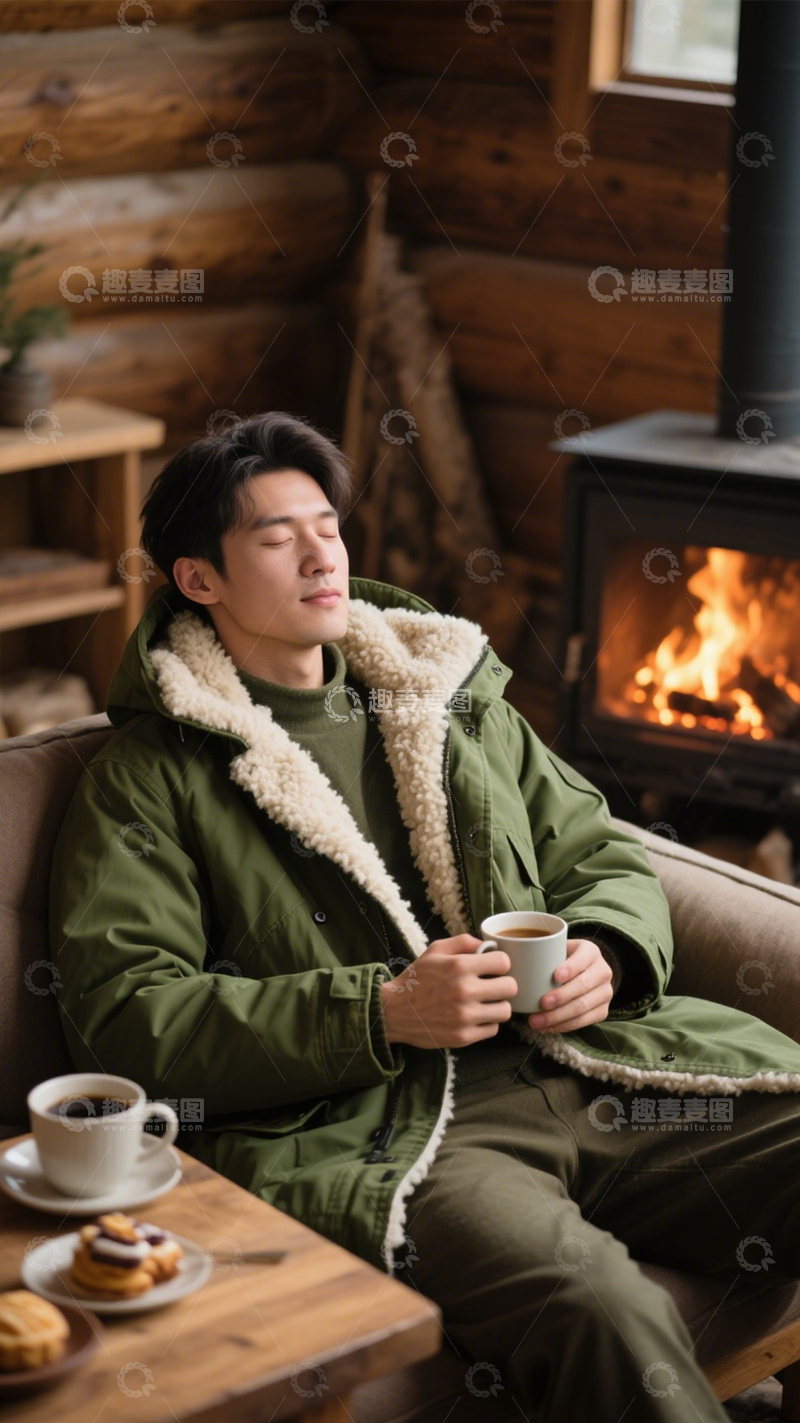 高清大图下载【趣麦麦图】毛绒外套温暖风3