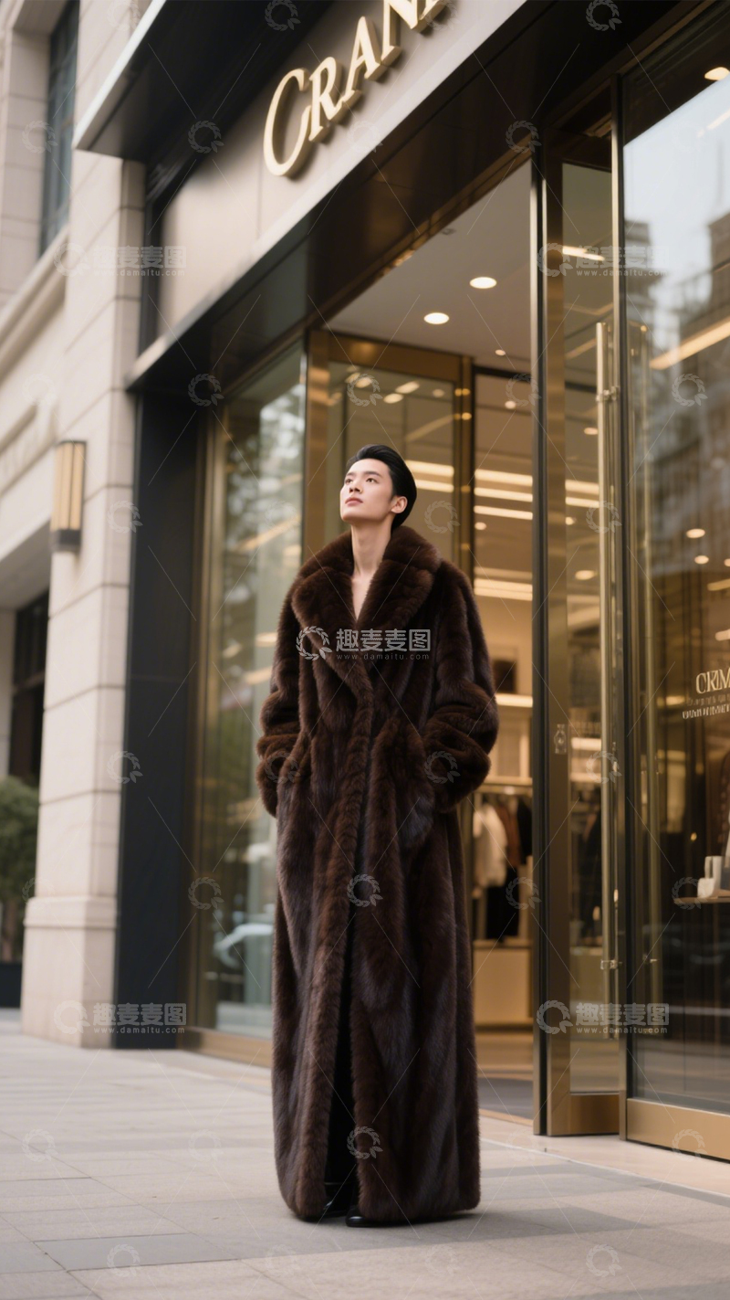 高清大图下载【趣麦麦图】皮草大衣奢华风3