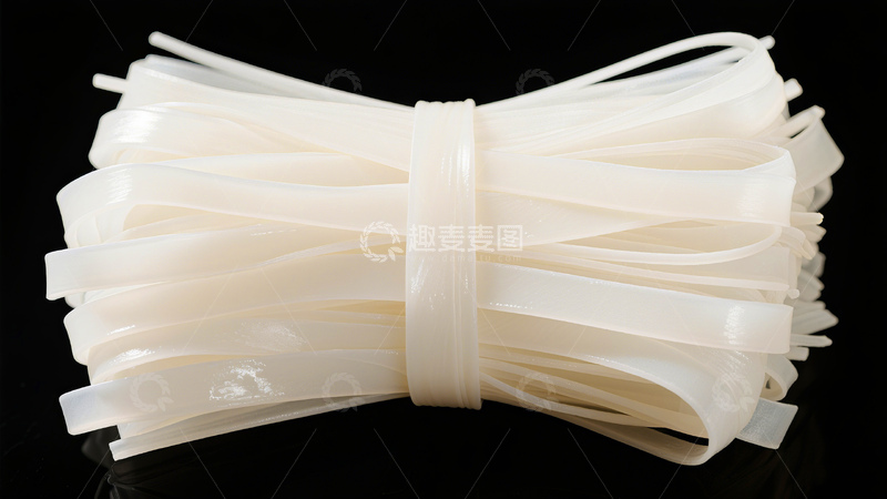 高清大图下载【趣麦麦图】一捆干粉条黑色背景