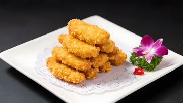 香酥炸鸡块精致摆盘2