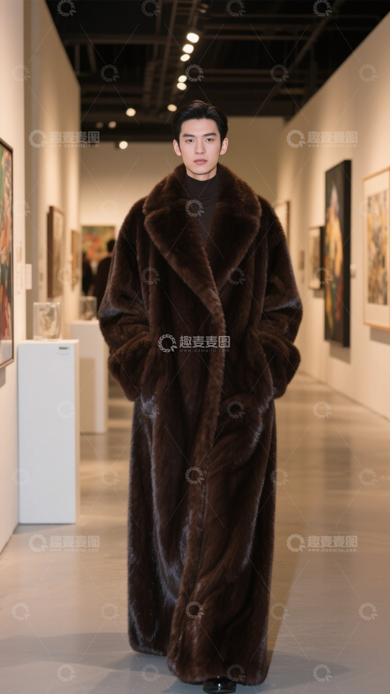 高清大图下载【趣麦麦图】皮草大衣奢华风2