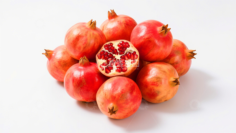 高清大图下载【趣麦麦图】新鲜水果石榴1