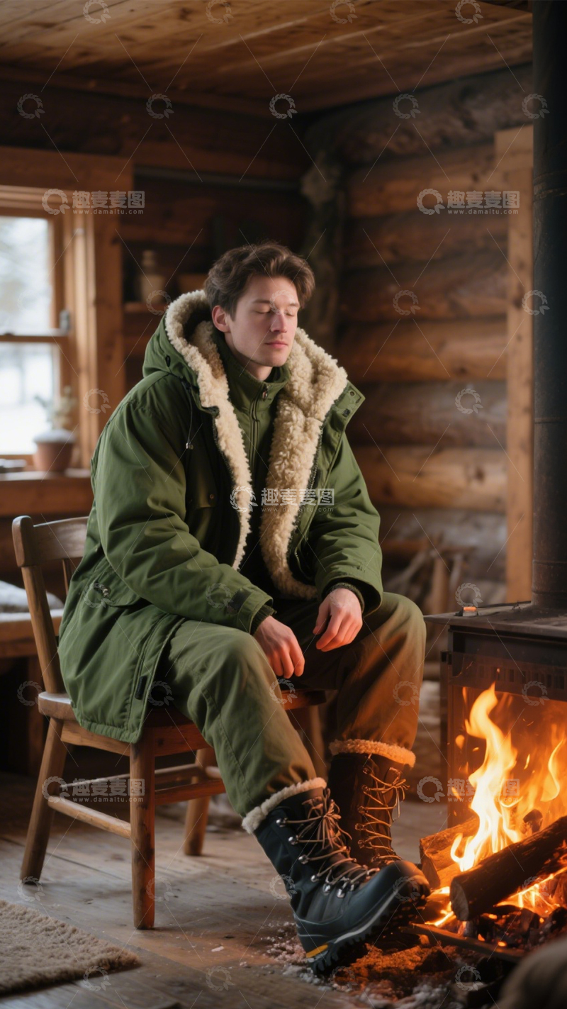 高清大图下载【趣麦麦图】毛绒外套温暖风2