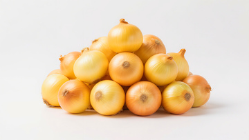 一堆黄皮洋葱黄洋葱