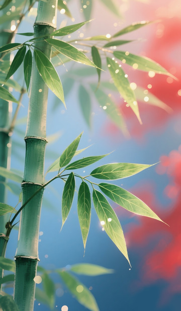 中式竹子背景1