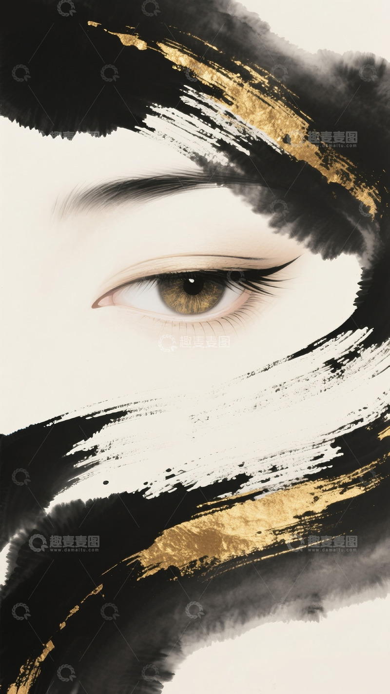 高清大图下载【趣麦麦图】人物特写插画