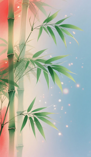 中式竹子背景123