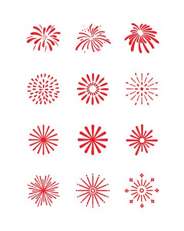 春节新年元旦烟花火花烟火免扣素材