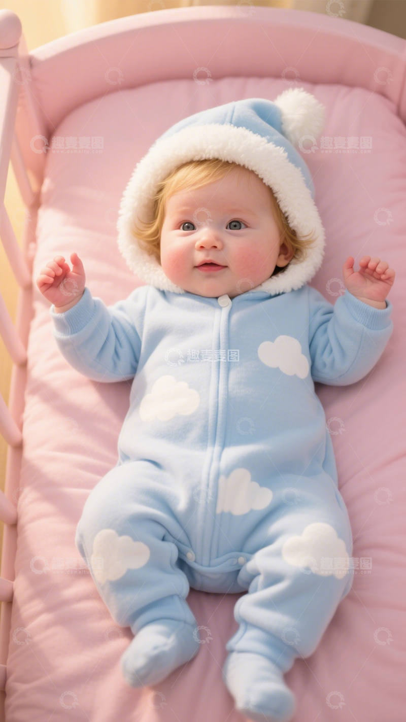 云朵连体衣萌趣风