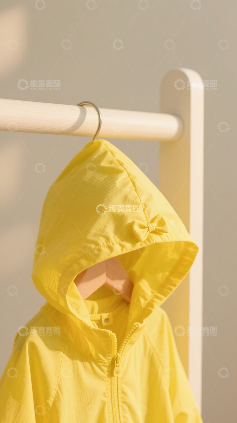高清大图下载【趣麦麦图】黄外套童趣感
