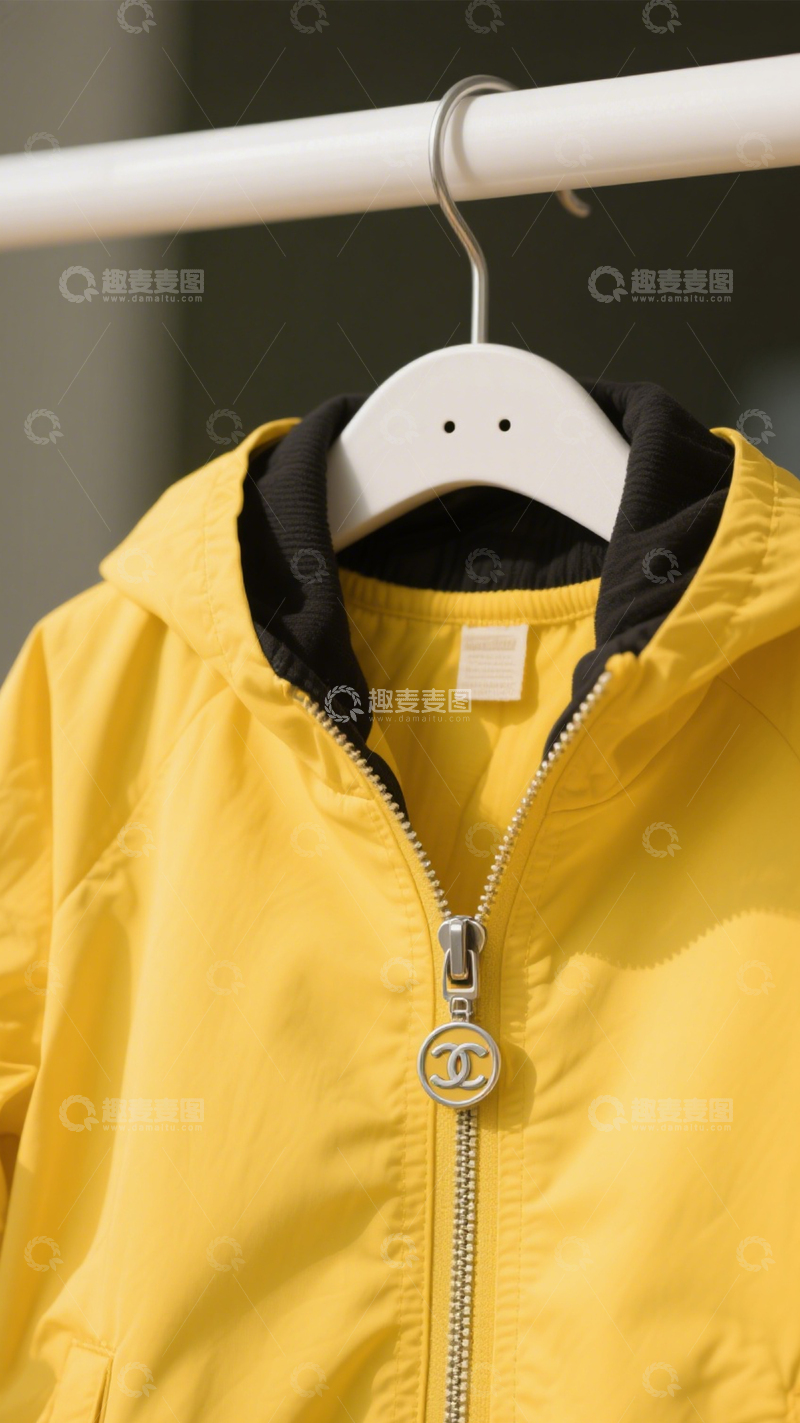 高清大图下载【趣麦麦图】黄外套童趣感1