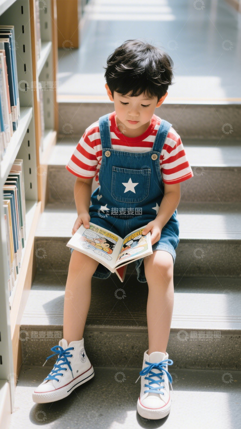 高清大图下载【趣麦麦图】童趣背带裤穿搭