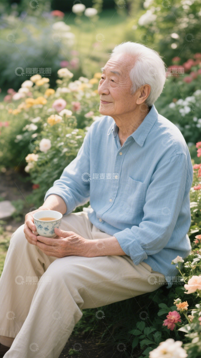 高清大图下载【趣麦麦图】浅蓝衬衫闲适搭2