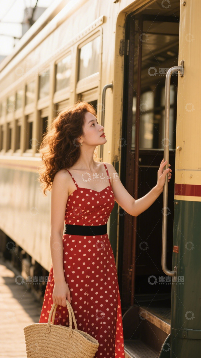 高清大图下载【趣麦麦图】电车复古优雅风3