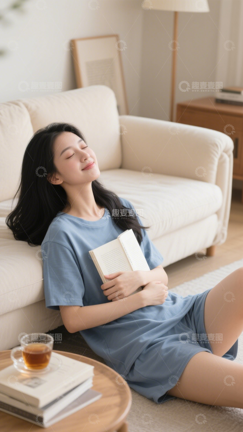 高清大图下载【趣麦麦图】居家慵懒风穿搭2