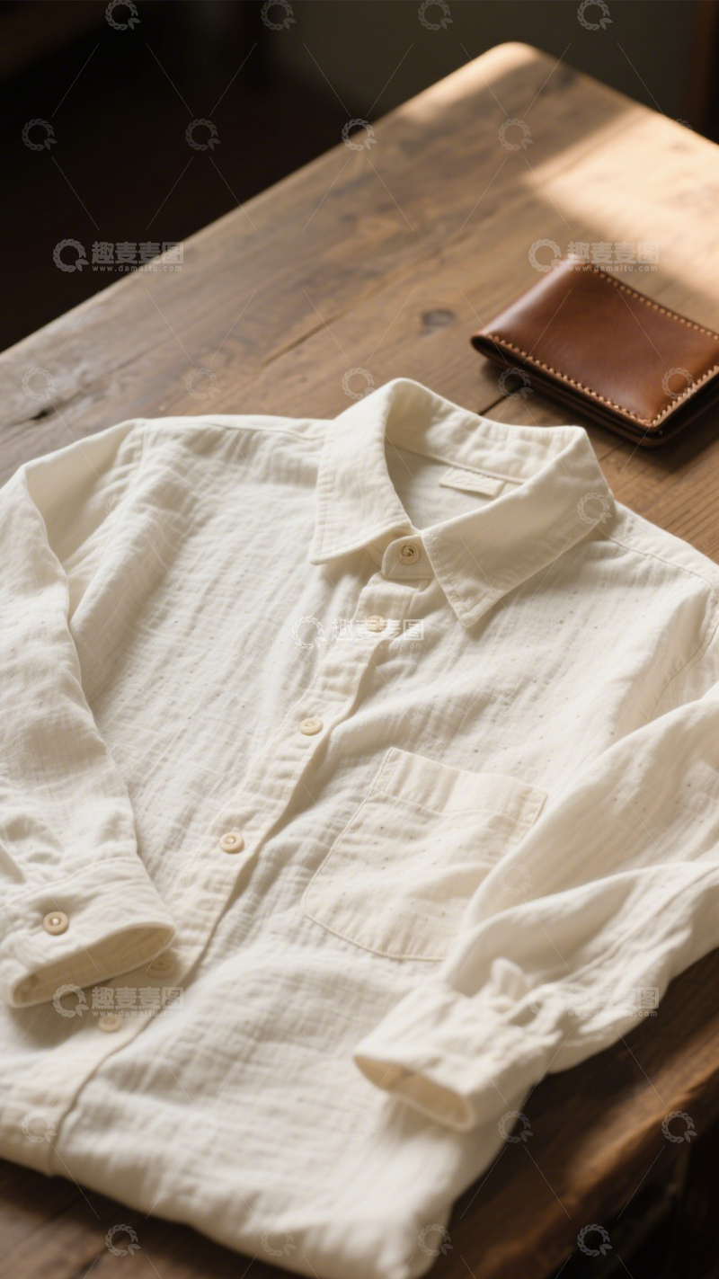高清大图下载【趣麦麦图】日常舒适棉质衬衫2